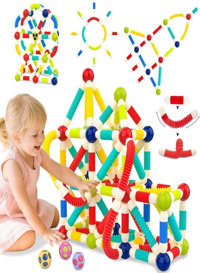 TEC TAVAKKAL Flexible Magnetic Sticks Building Blocks for Kids Toys for Girls Toys for Boys Educational Stem Learning Magnet Stick with Balls Game Set (42 Pcs) - Image 1